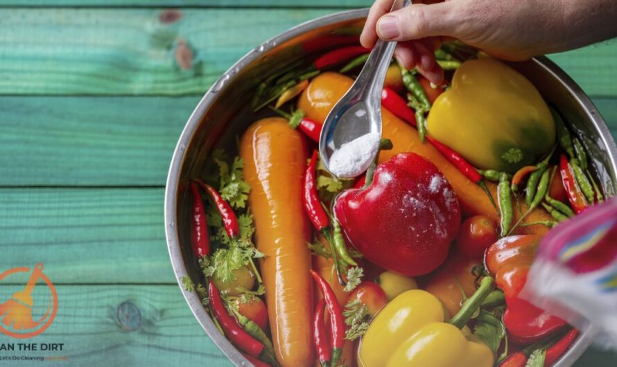 How to Clean Vegetables with Baking Soda?