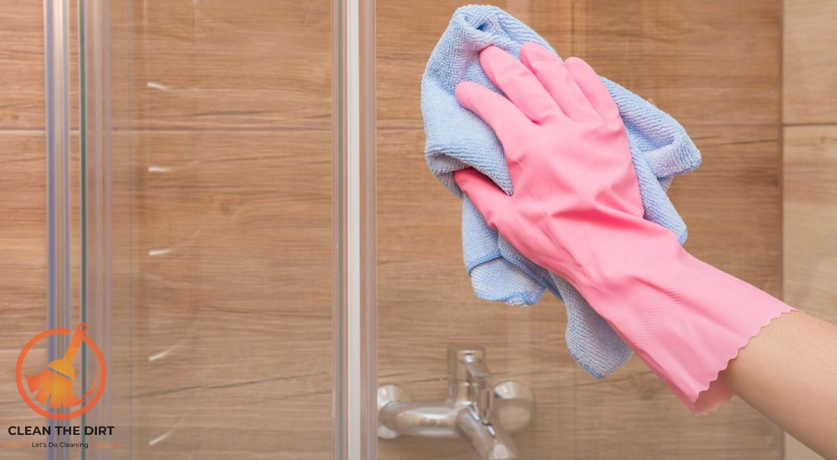 How to Clean Glass Shower Doors With Hard Water Stains